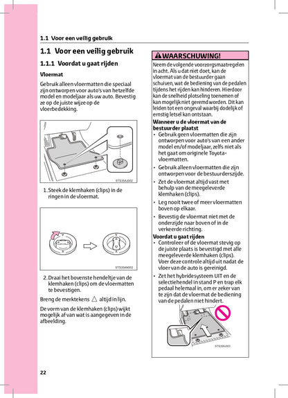 2022-2023 Toyota C-HR Hybrid/C-HR Owner's Manual | Dutch