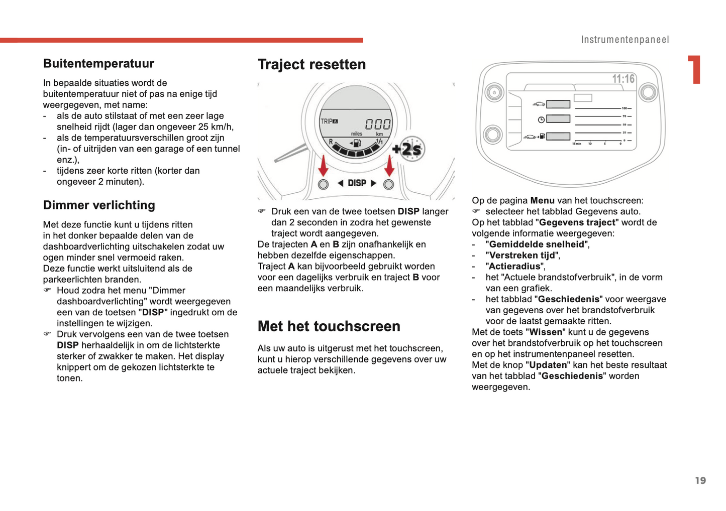 2014-2021 Citroën C1 Manuel du propriétaire | Néerlandais