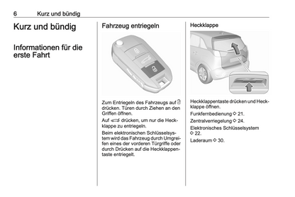 2020-2021 Opel Crossland Manuel du propriétaire | Allemand