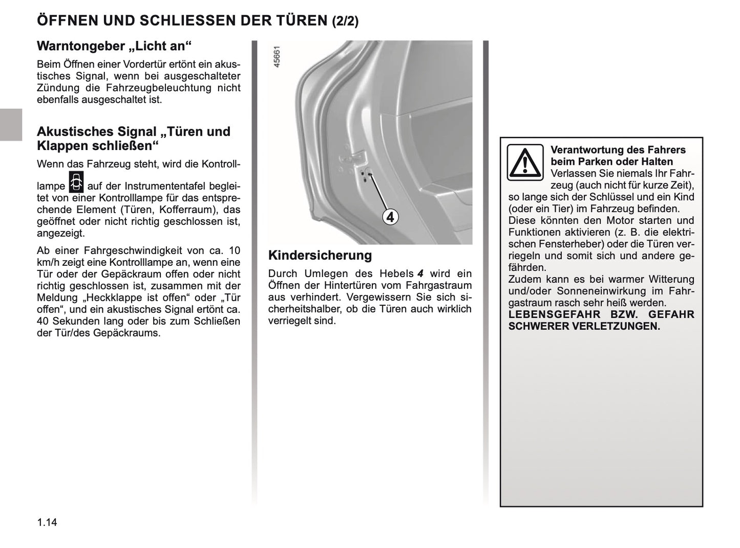 2019-2021 Renault Captur Manuel du propriétaire | Allemand