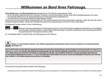 2019-2021 Renault Captur Manuel du propriétaire | Allemand