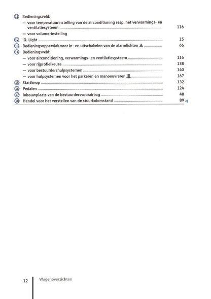 2020-2023 Volkswagen ID.3 Owner's Manual | Dutch