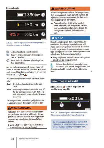 2020-2023 Volkswagen ID.3 Owner's Manual | Dutch
