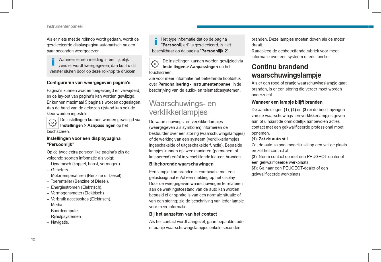 2023-2024 Peugeot 2008/2008e Owner's Manual | Dutch