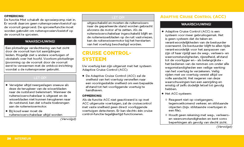 2025 Jeep Wrangler 4xe Owner's Manual | Dutch