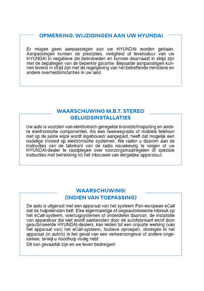 2020 Hyundai i10 Owner's Manual | Dutch