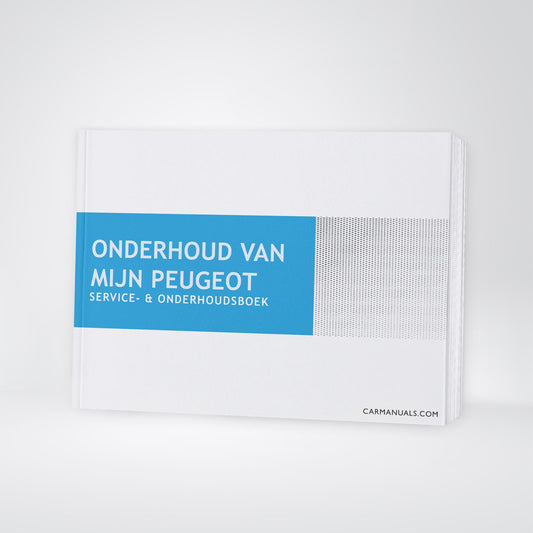 Peugeot Maintenance Book | Dutch