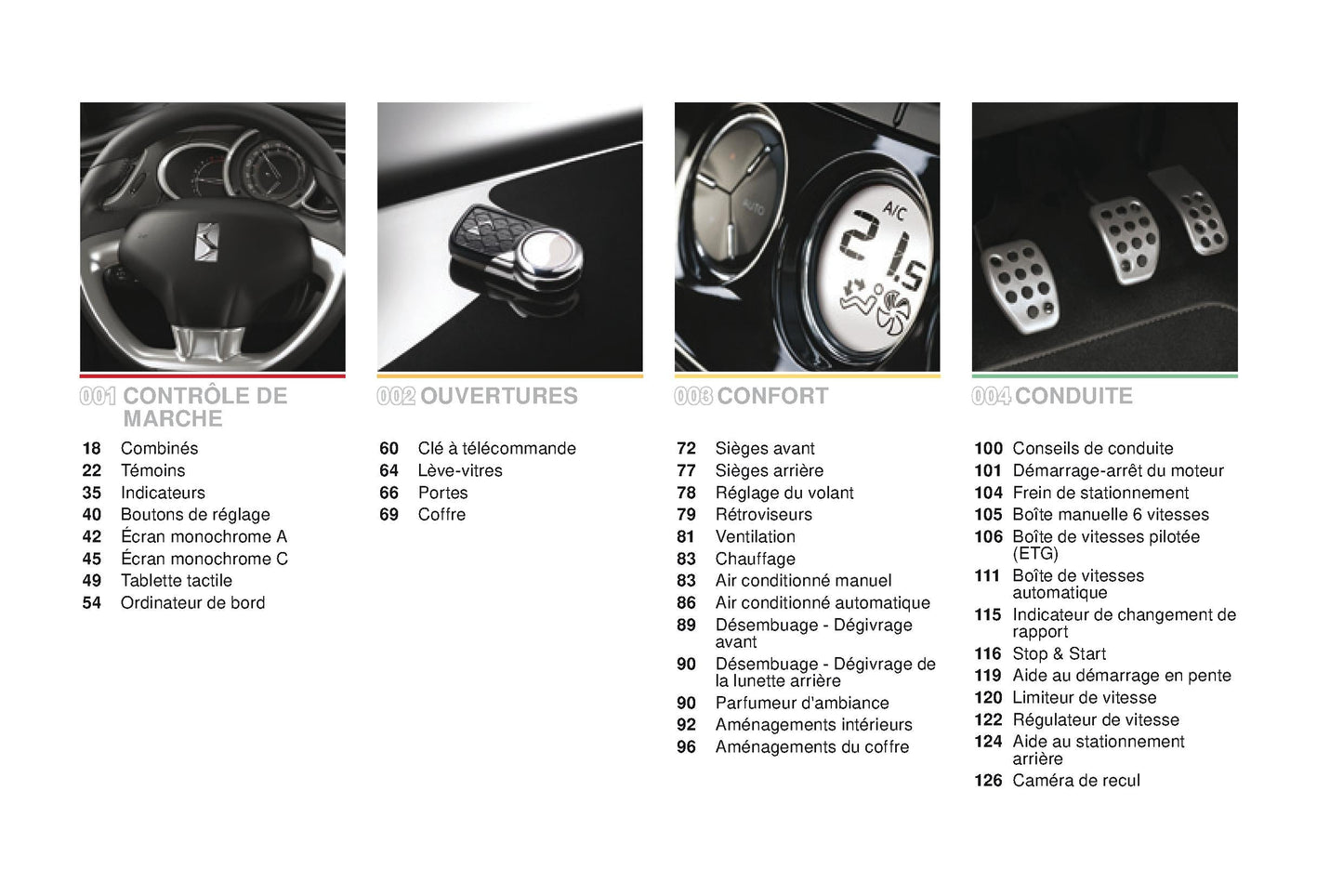 2015-2016 Citroën DS3 Owner's Manual | French