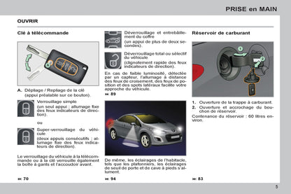 2011-2013 Peugeot 308 cc Manuel du propriétaire | Français