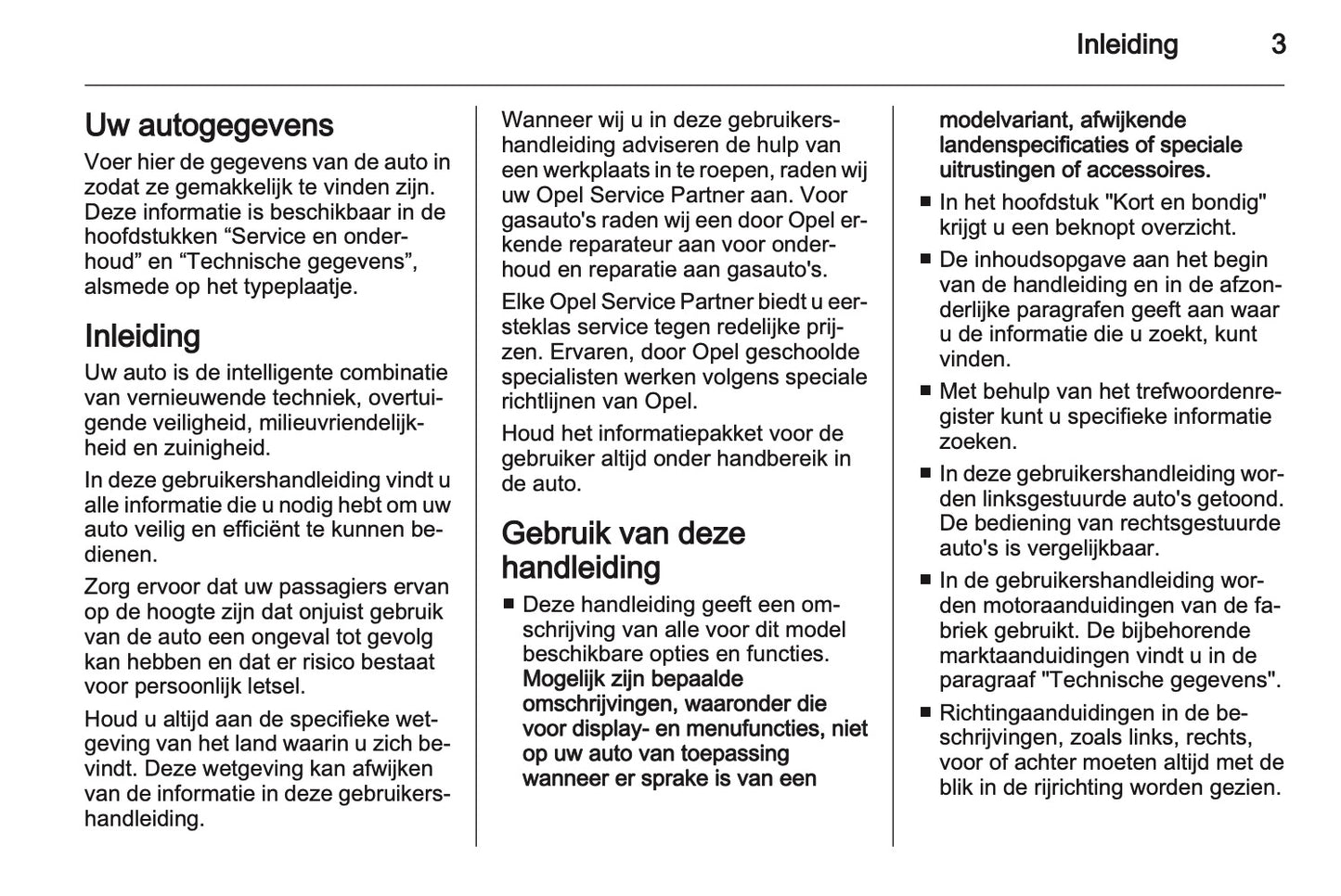 2013 Opel Mokka Owner's Manual | Dutch