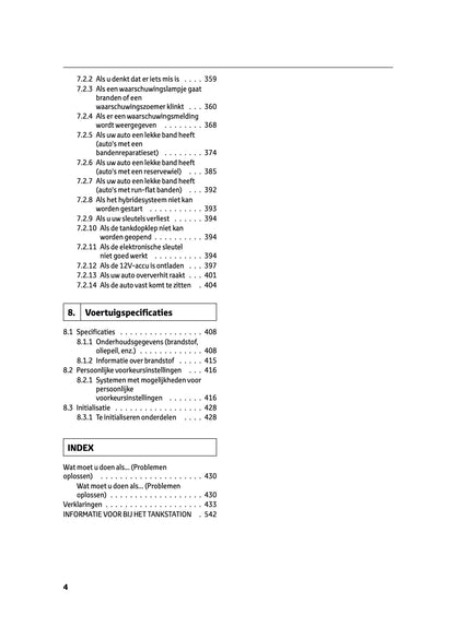 2022-2023 Lexus UX 250h Owner's Manual | Dutch