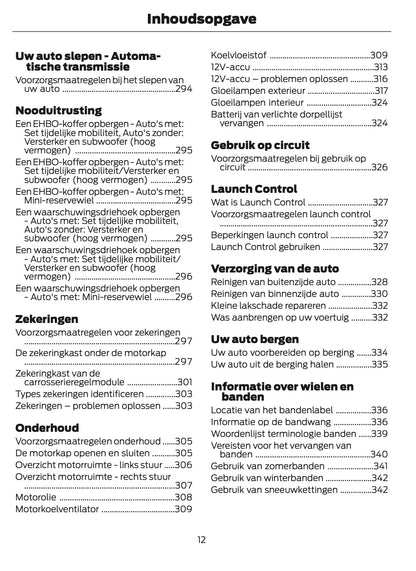 2024 Ford Puma Owner's Manual | Dutch