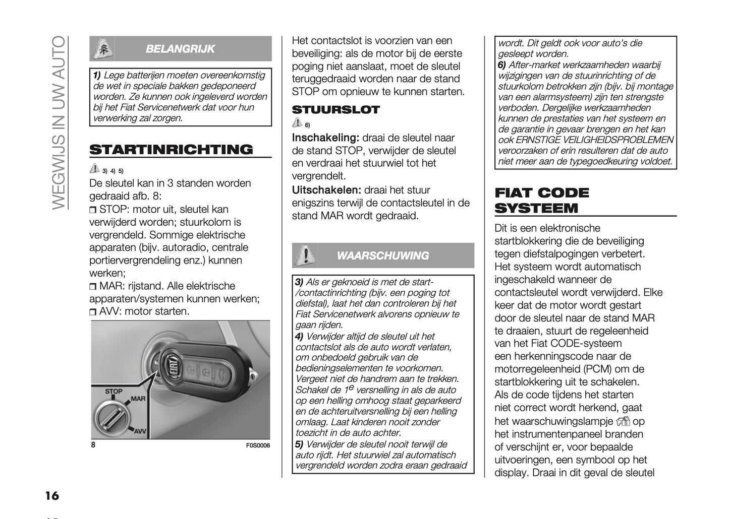 2022-2023 Fiat 500/500 Hybrid/500C/500C Hybrid Owner's Manual | Dutch