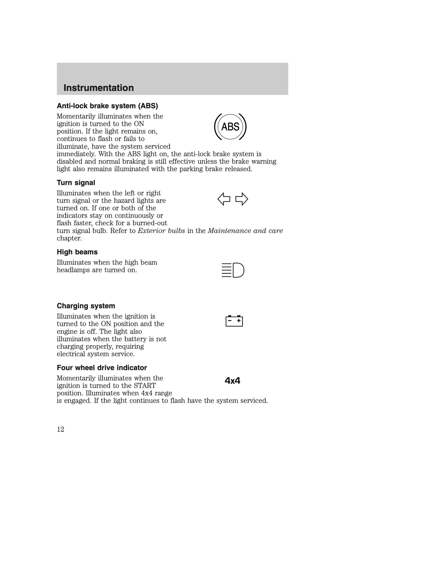 2000 Ford Excursion Owner's Manual | English