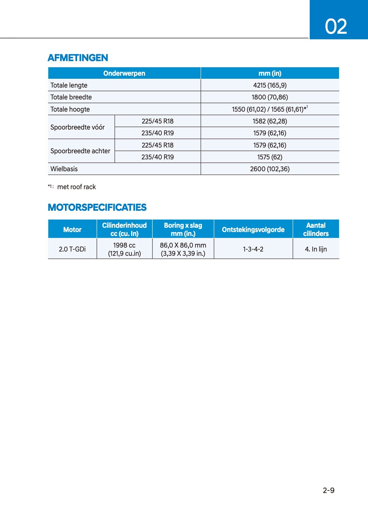 2022 Hyundai Kona Owner's Manual | Dutch