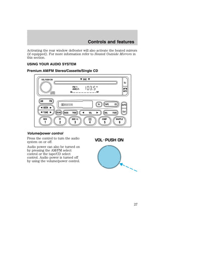 2000 Ford Excursion Owner's Manual | English