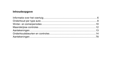 Onderhoudsboekje voor Opel