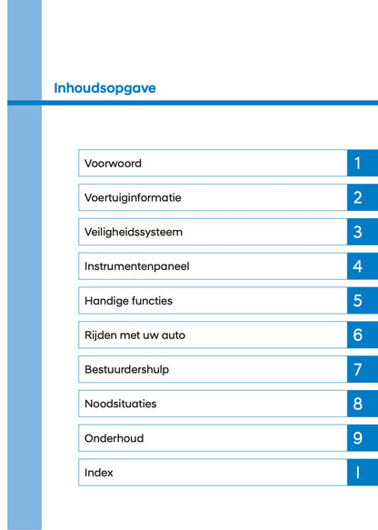 2022 Hyundai Kona Owner's Manual | Dutch