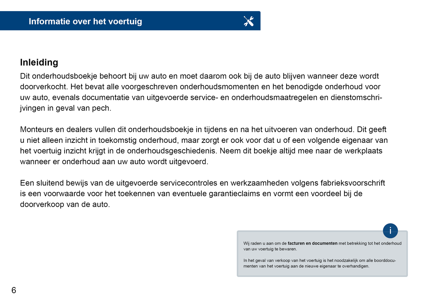 Seat Maintenance Book | Dutch