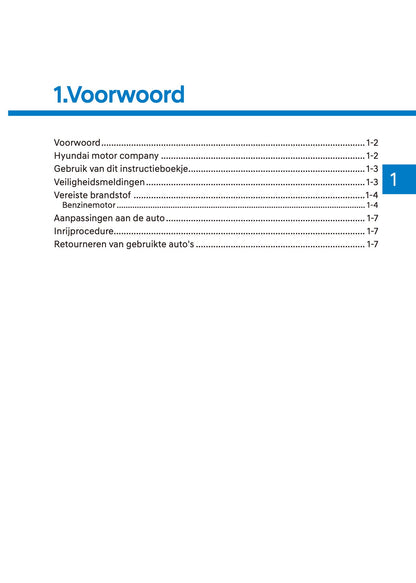 2022 Hyundai Kona Owner's Manual | Dutch