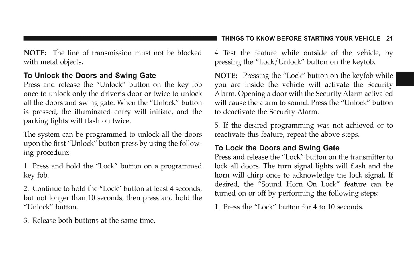 2007 Jeep Wrangler Owner's Manual | English