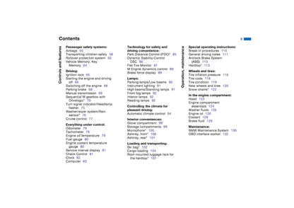 2006 BMW M3 Convertible Owner's Manual | English