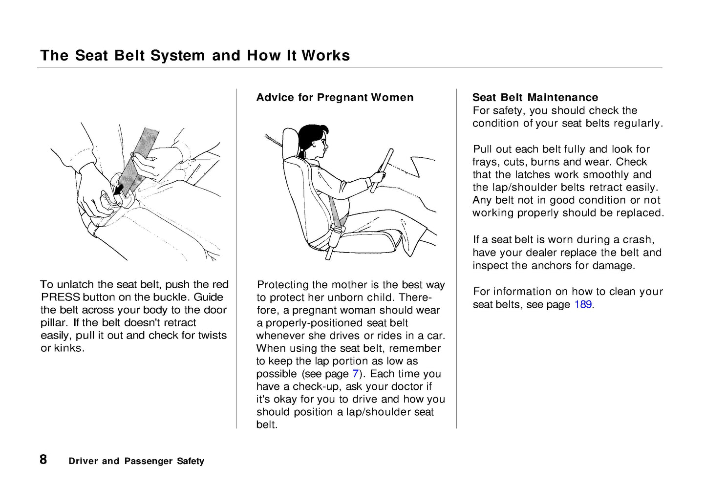 1995 Acura NSX Owner's Manual | English