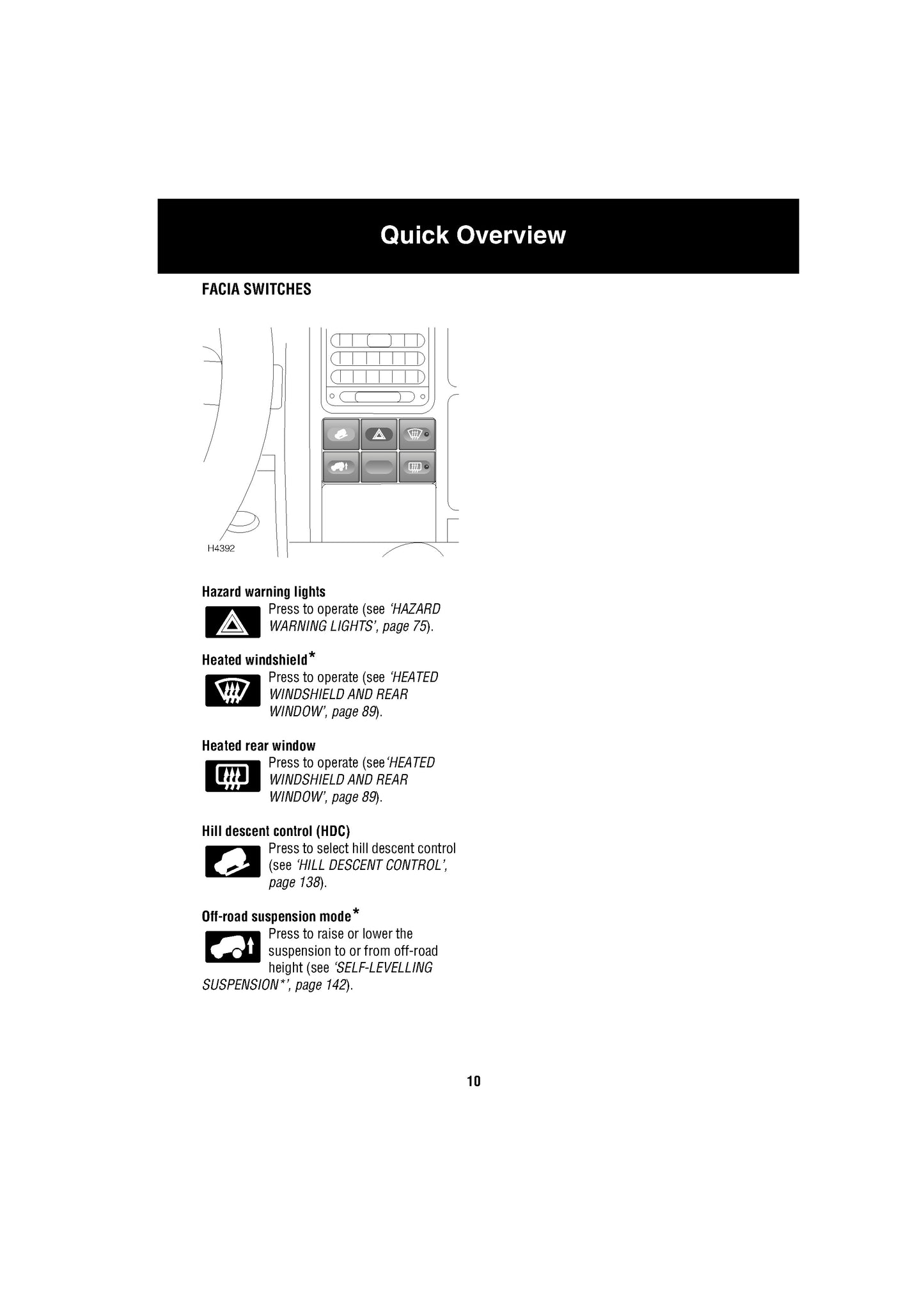 2004 Land Rover Discovery Owner's Manual | English