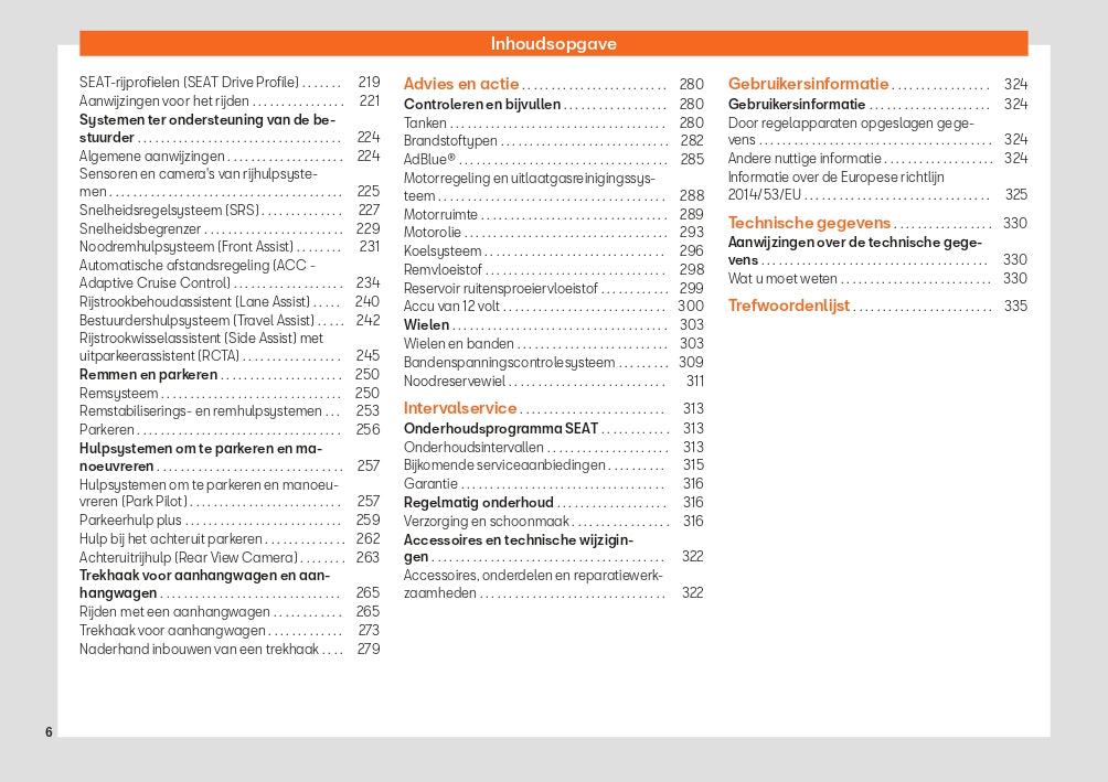 2022 Seat Ibiza Owner's Manual | Dutch