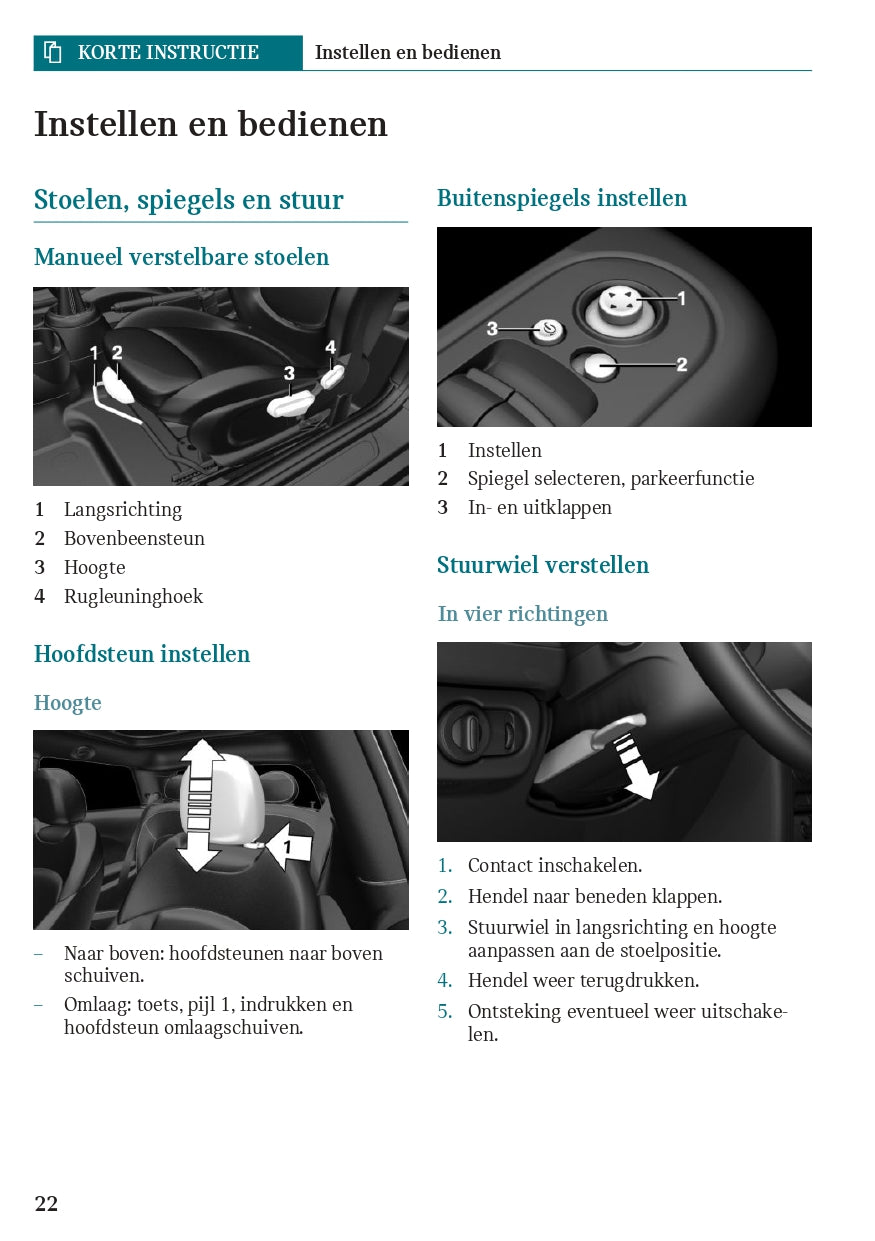 2019 Mini Mini Owner's Manual | Dutch