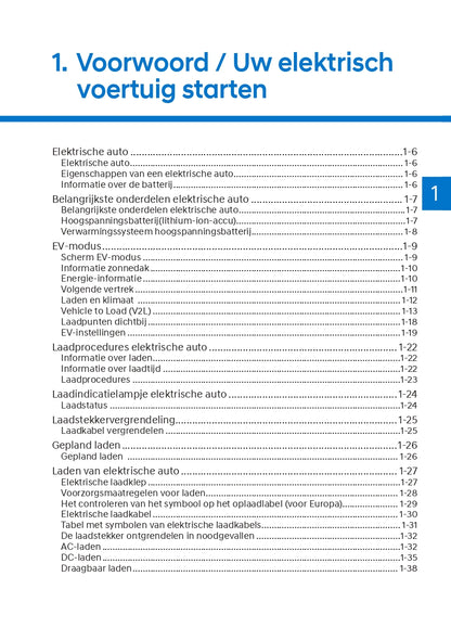 2022-2023 Hyundai Ioniq 5 Owner's Manual | Dutch