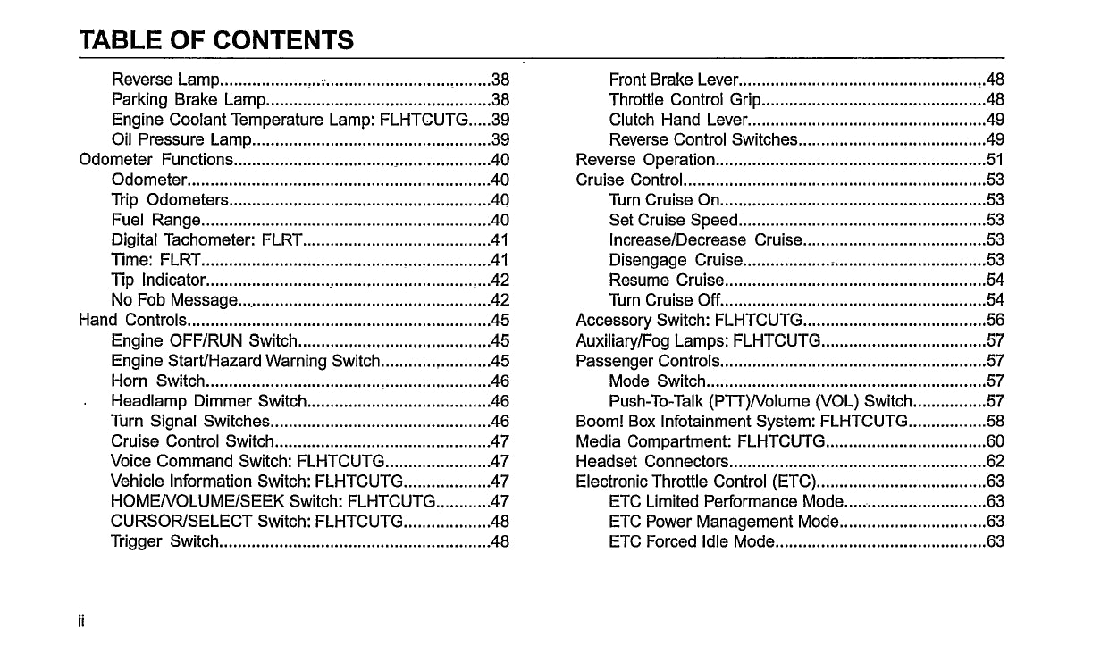 2016 Harley-Davidson Trike Owner's Manual | English