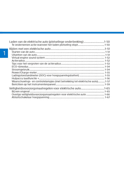 2022-2023 Hyundai Ioniq 5 Owner's Manual | Dutch