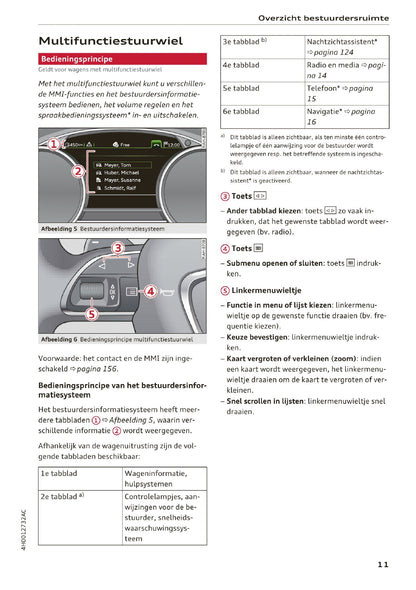 2014 - 2017 Audi A8 / S8 / S8 Plus Manuel du propriétaire | Néerlandais