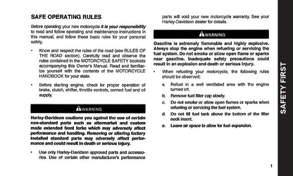 2003 Harley-Davidson FLHRSEI2 Owner's Manual | English