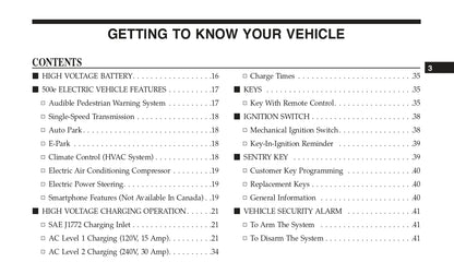 2018 Fiat 500e Owner's Manual | English