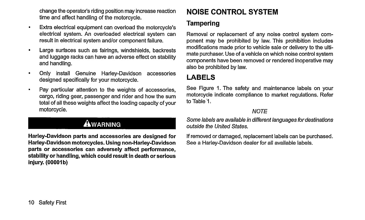 2016 Harley-Davidson Trike Owner's Manual | English