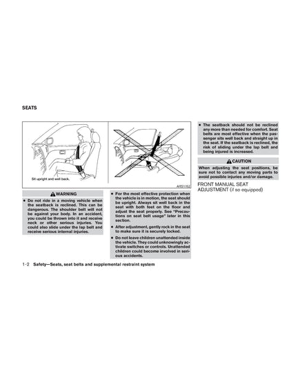 2011 Nissan Frontier Owner's Manual | English