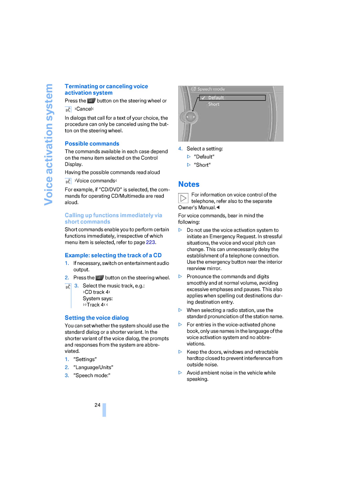 2009 BMW Z4 Owner's Manual | English