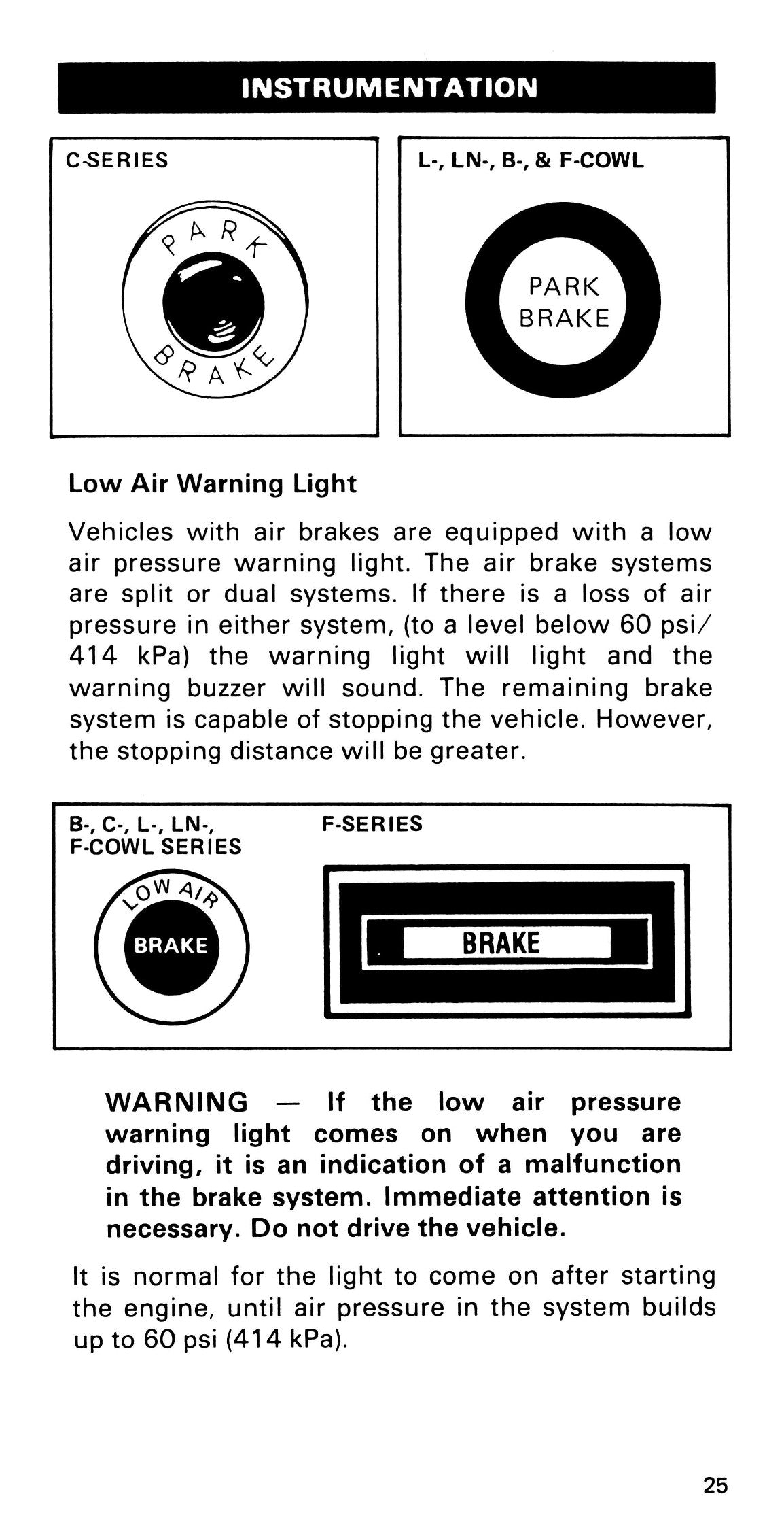 1985 Ford Medium Duty / 600 / 700 / 7000 Manuel du propriétaire | Anglais