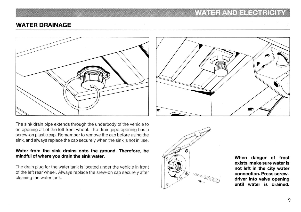 1987 Volkswagen Camper Owner's Manual | English