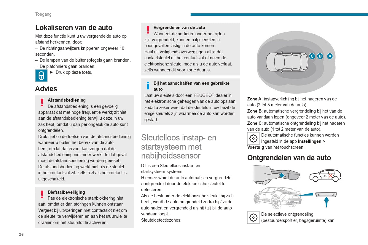 2022-2024 Peugeot 408 Owner's Manual | Dutch
