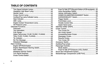 2018 Harley Davidson Touring Owner's Manual | English