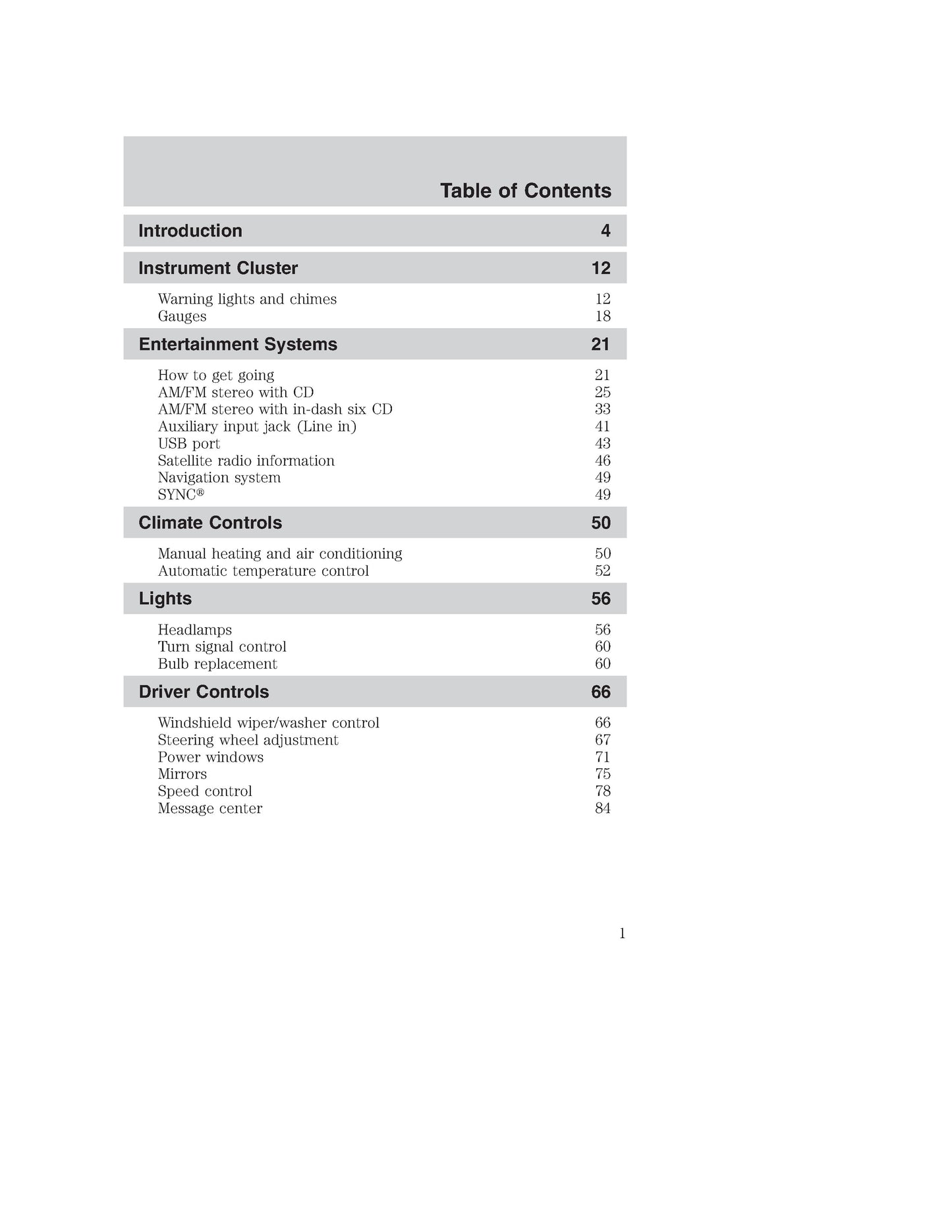 2009 Ford Explorer Sport Trac Owner's Manual | English