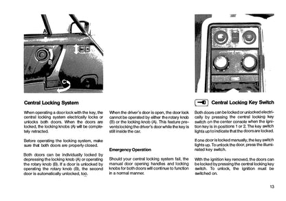 1986 Porsche 911 Turbo / Carerra Owner's Manual | English