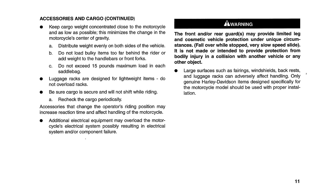 1999 Harley-Davidson FXR3 Owner's Manual | English