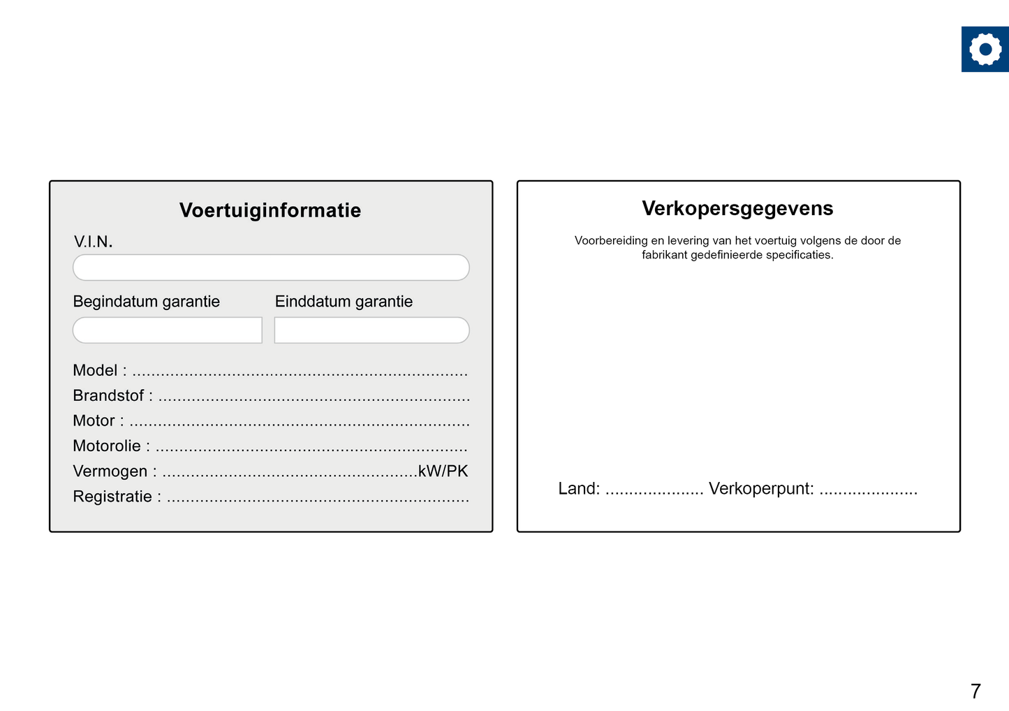 Audi Maintenance Book | Dutch