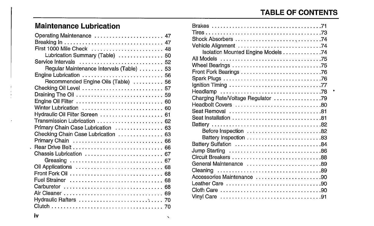 1999 Harley Davidson FXR2 Owner's Manual | English