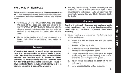 1999 Harley Davidson FXR2 Owner's Manual | English