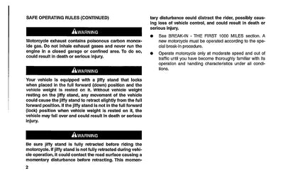 1999 Harley Davidson FXR2 Owner's Manual | English